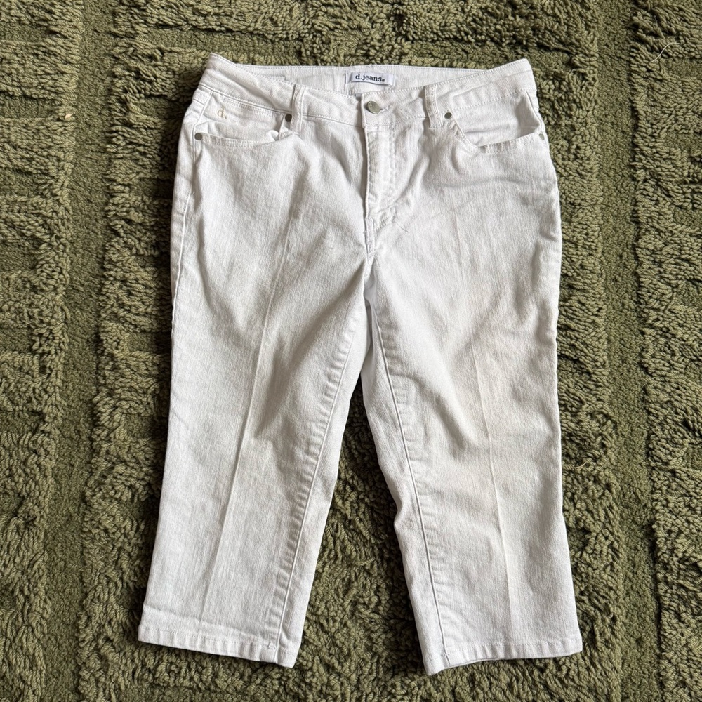 d.jeans White denim Capris